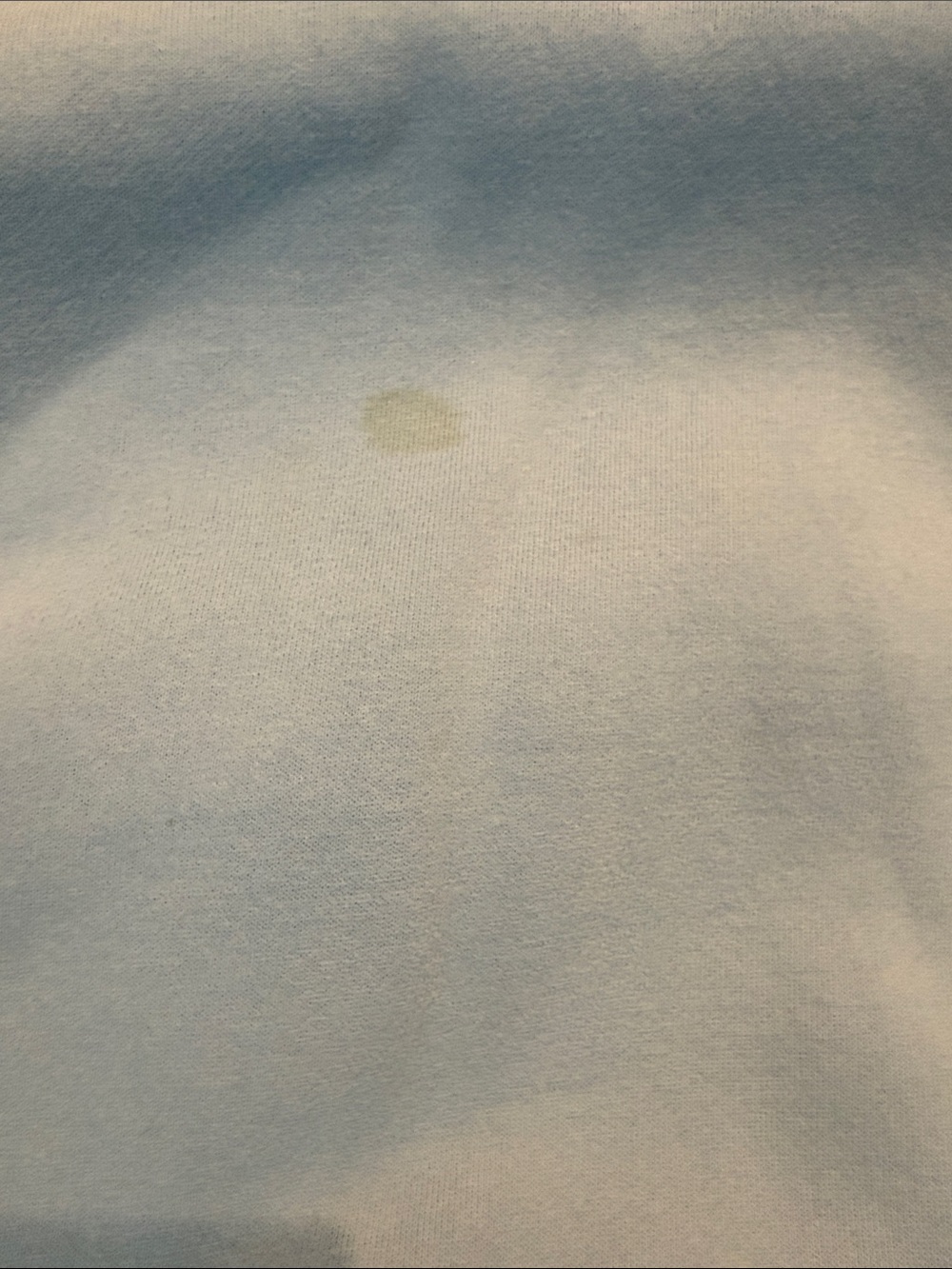 Pink Palm Puff Light Blue “Everything Comes in Waves” Hoodie [has stains!] - Picture 3 of 8